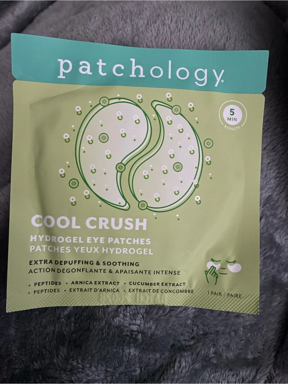 Patchology Cool Crush Hydrogel Eye Patches - NEW